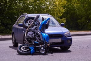 motorcycle accident with another vehicle