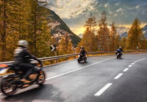 fall motorcycle ride in Colorado