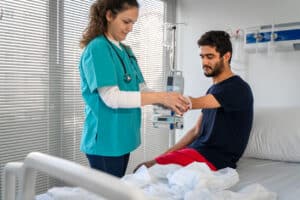 hospital visit after dog bite attack