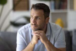 motorcycle accident victim with depression