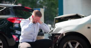 man injured in a car accident in Denver